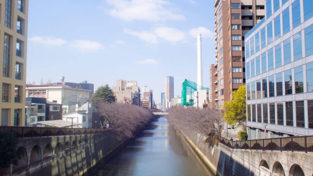 Meguro City Ward Area Guide Meguro River