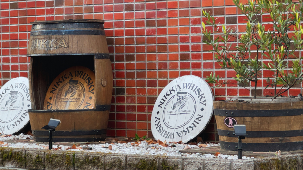 Photo of the outside of Nikka, one of the Japanese whisky distilleries