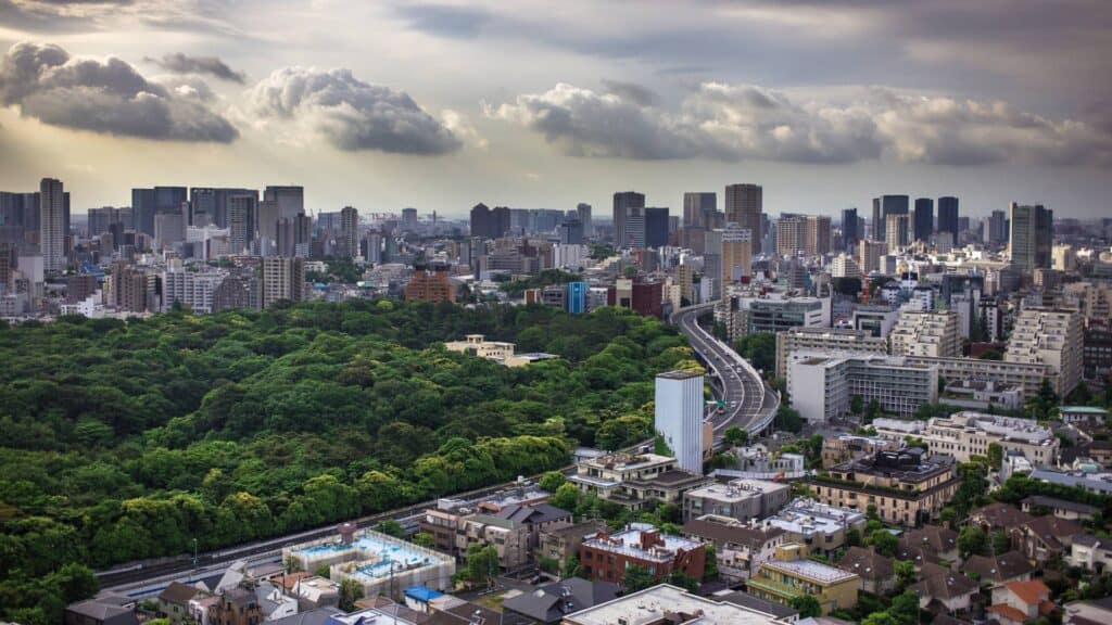 Areas of Tokyo Meguro Ward