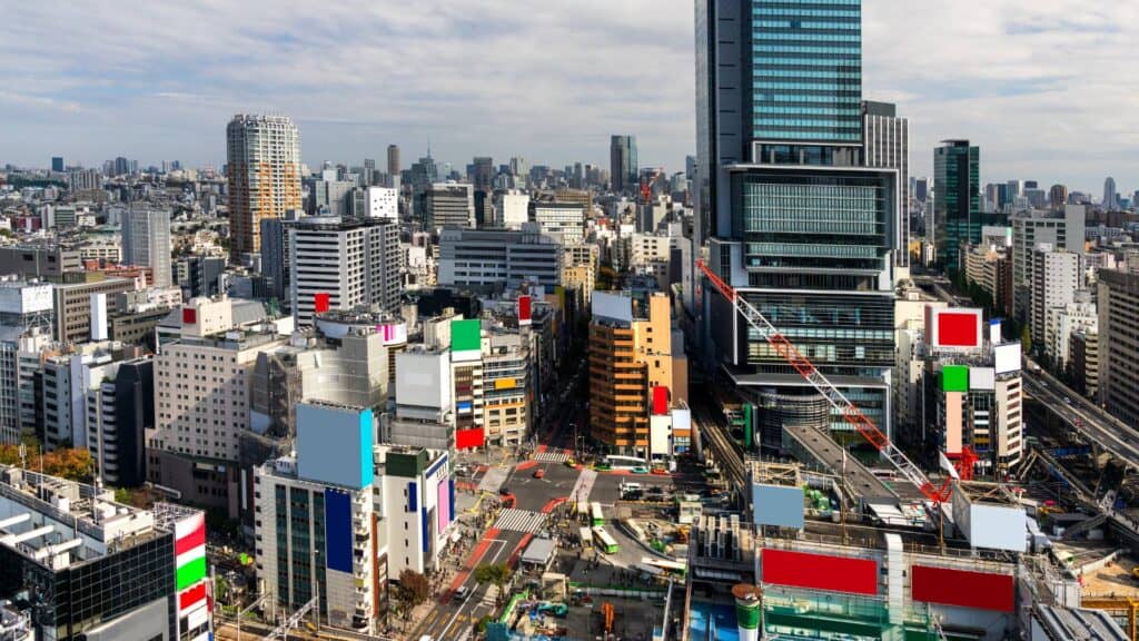 Areas of Tokyo Shibuya Ward