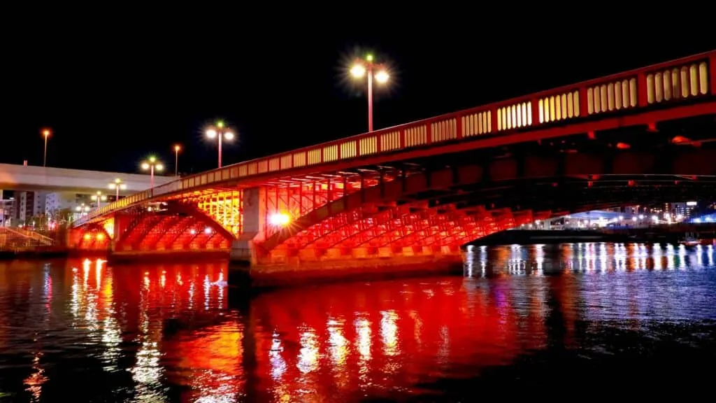 Sumida City Ward Honjo Azuma-bashi Bridge