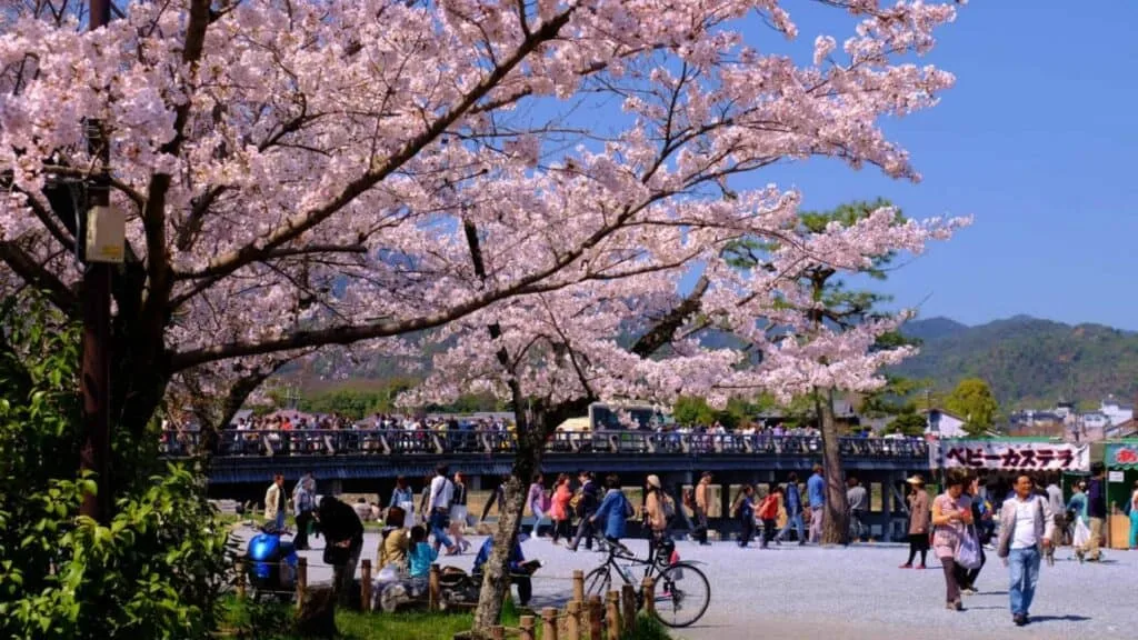 7-day Japan Itinerary Arashiyama, Togetsu Bridge