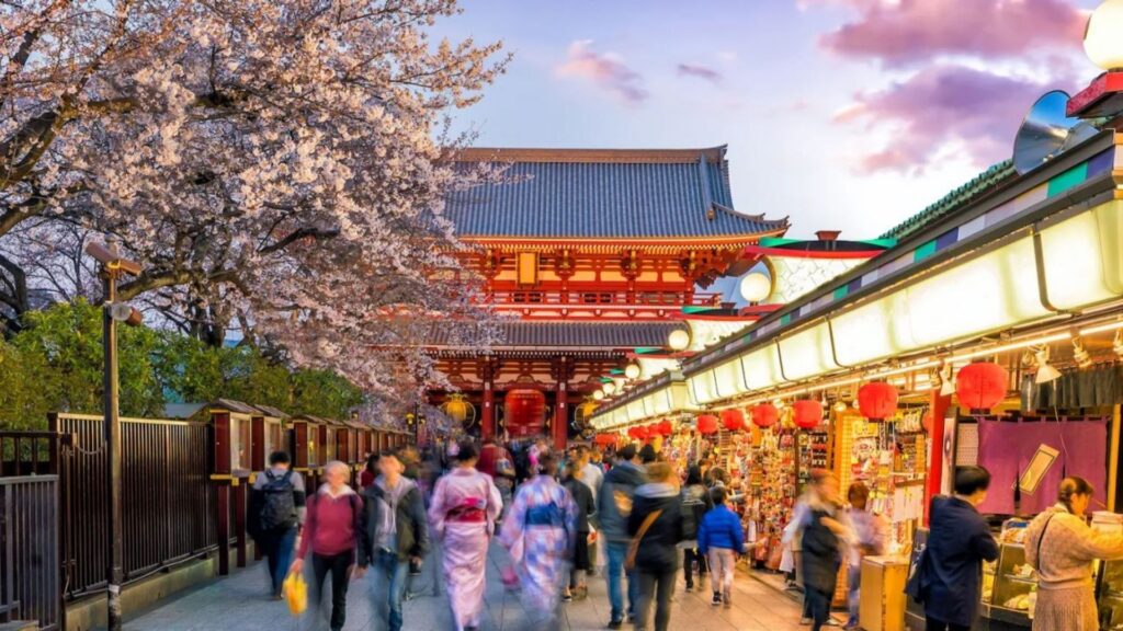 7-day Japan Itinerary Featuring Cherry Blossoms Asakusa