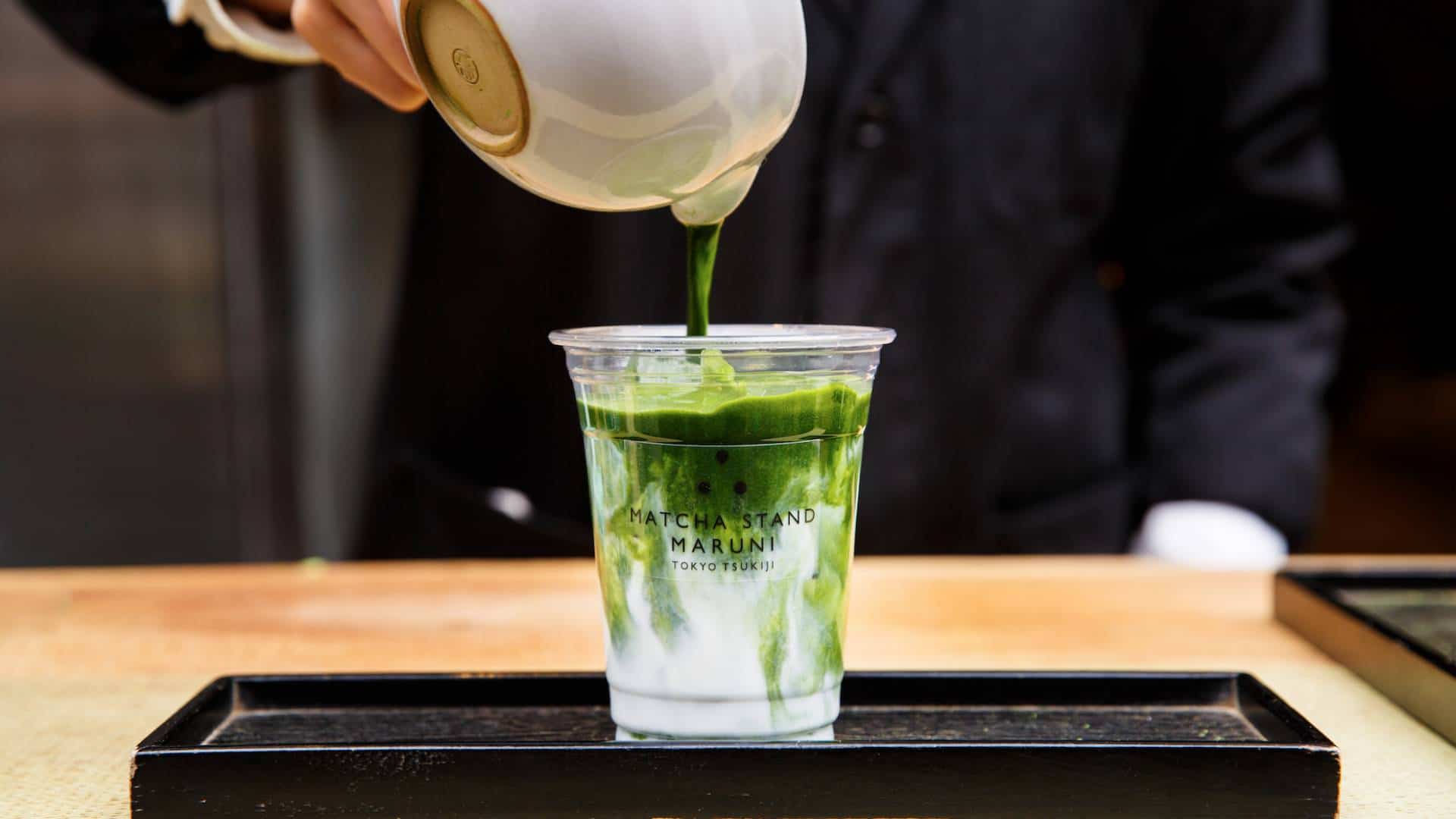 Tsukiji Market Matcha Stand Maruni TOKYO TSUKIJI