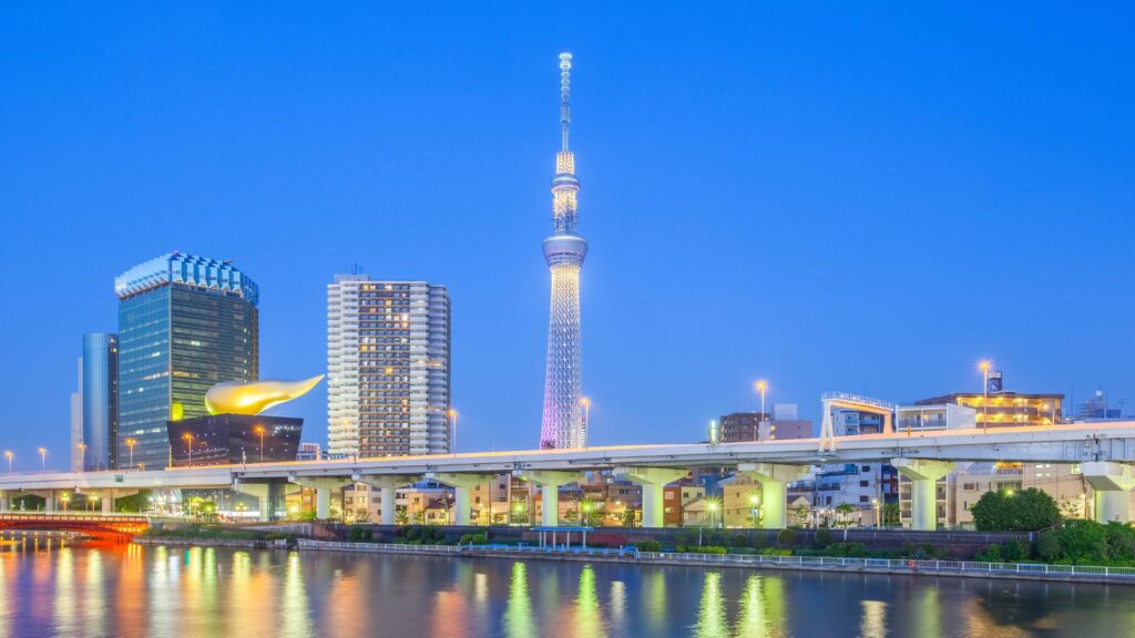 Instagrammable spots in Tokyo Jukken Bridge