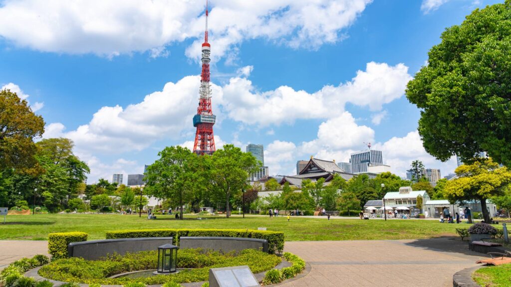 Instagrammable spots in Tokyo Tokyo Tower (Shiba Park)