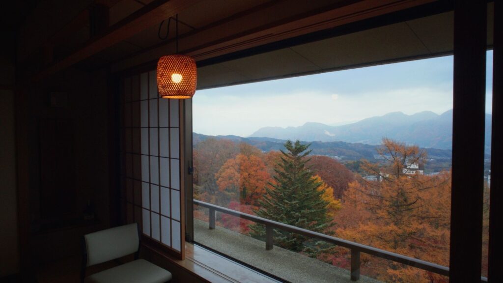 Autumn Leaves in Japan Ikaho Onsen