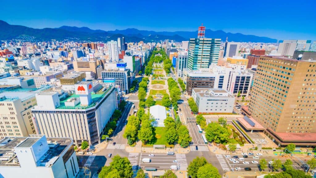 Where to go on holidays in summer in Japan Sapporo