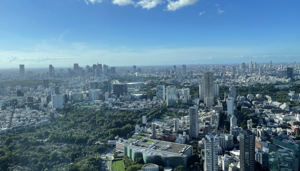 3 Stops on the Oedo Line: View from Roppongi Hills (Photo by Flip Japan Guide)