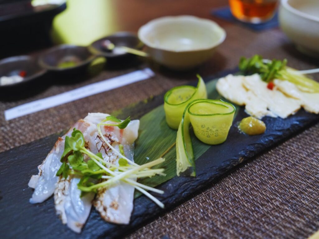 Cultural experiences-Tofu skin (yuba) cooking (Photo by Flip Japan)