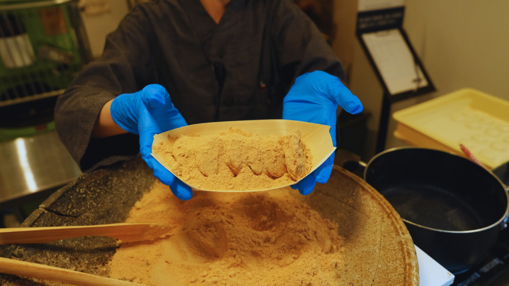 Flip Japan photo of fresh mochi in Nara