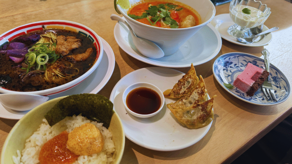 Flip Japan photo of a vegan ramen meal in Japan