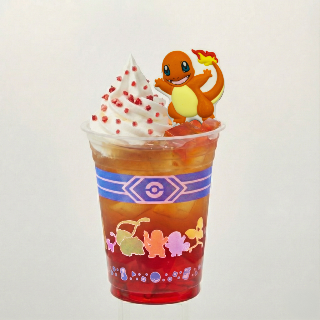 Photo of the PokéPark Kanto Charmander drink
