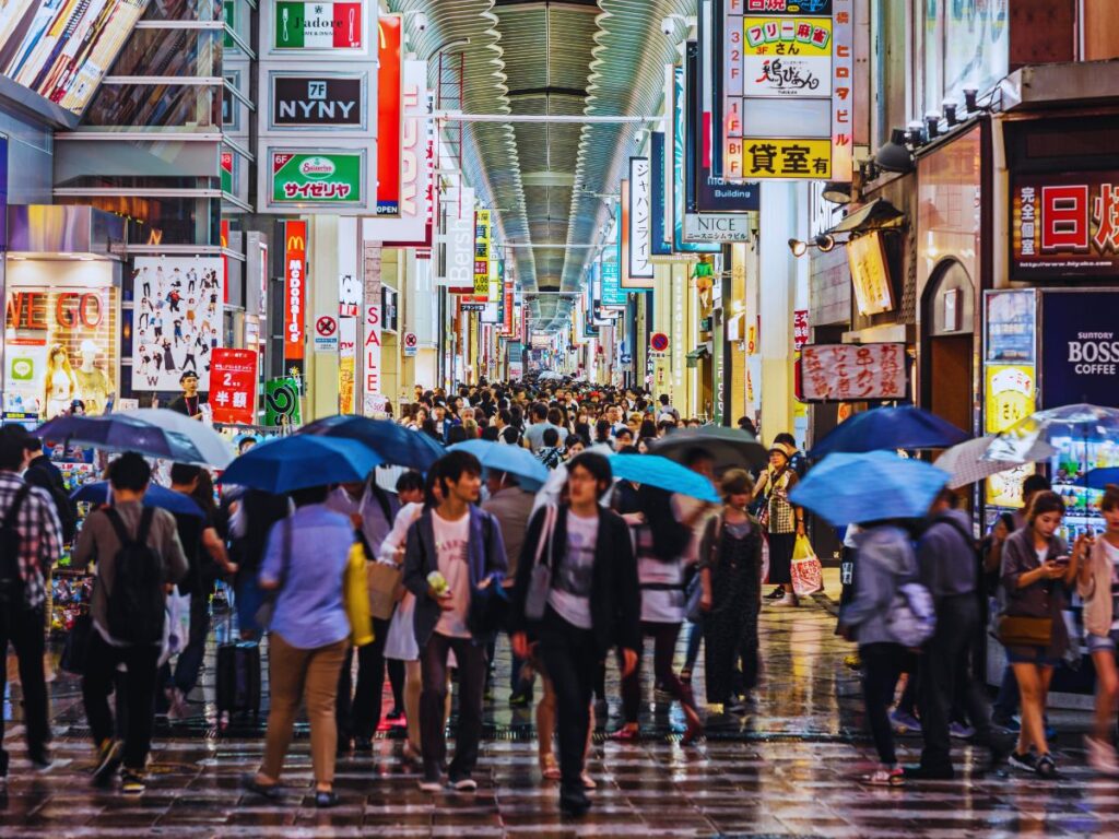 1 day Osaka itinerary Shinsaibashi