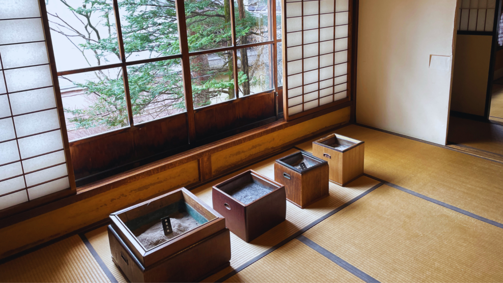 Flip Japan photo of a tatami room in Tatayama Jinya