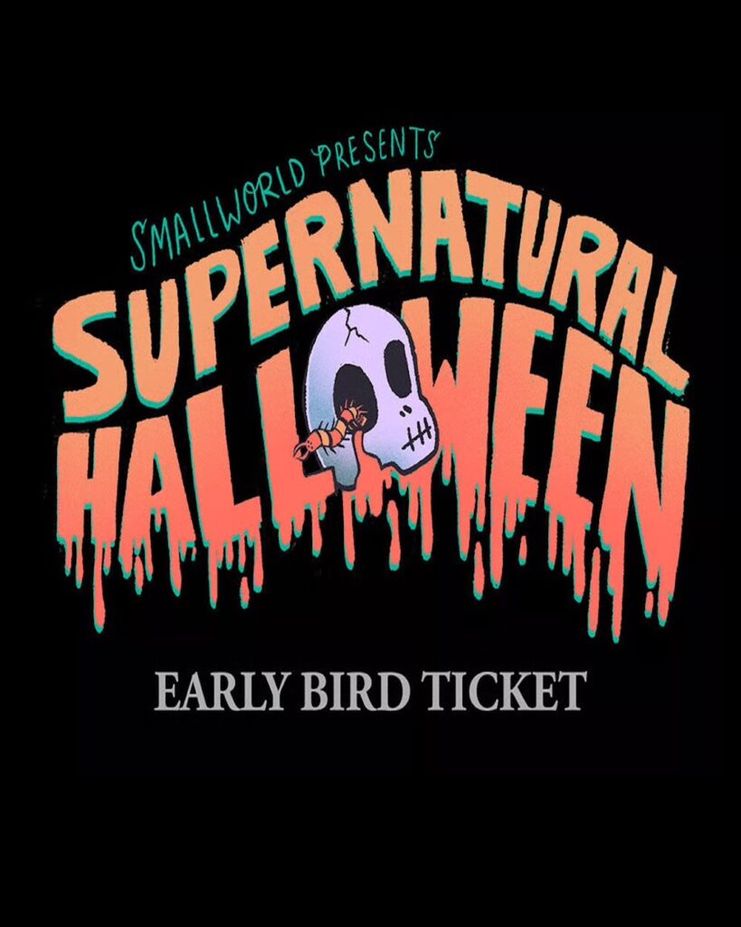 SUPERNATURAL HALLOWEEN 2026 poster for the 31 October party at Club MAGO in Nagoya
